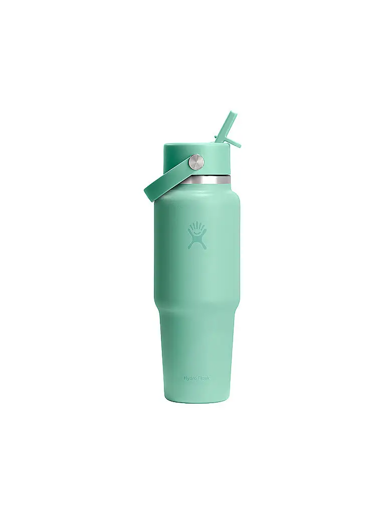 Borraccia 32oz Wide Mouth Travel Bottle con tappo Flex Straw menta