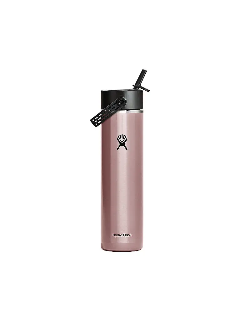 Borraccia Flex Straw Cap Lightweight 710ml isolata rosa