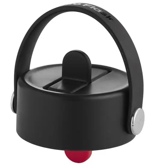 Wide Mouth Flex Straw Cap - tappo per bottiglia Black