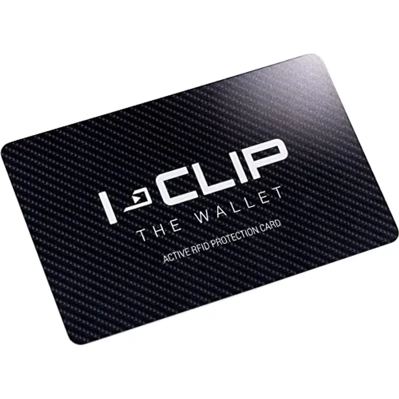 I-CLIP Scheda RFID Blocker, Nero , RFID Wallet