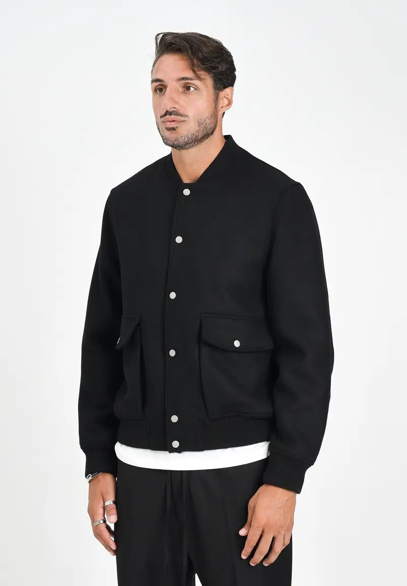 I'M BRIAN Bomber nero da uomo