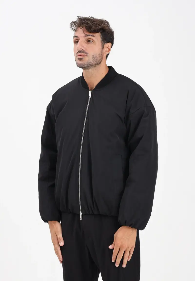 Bomber nero da uomo