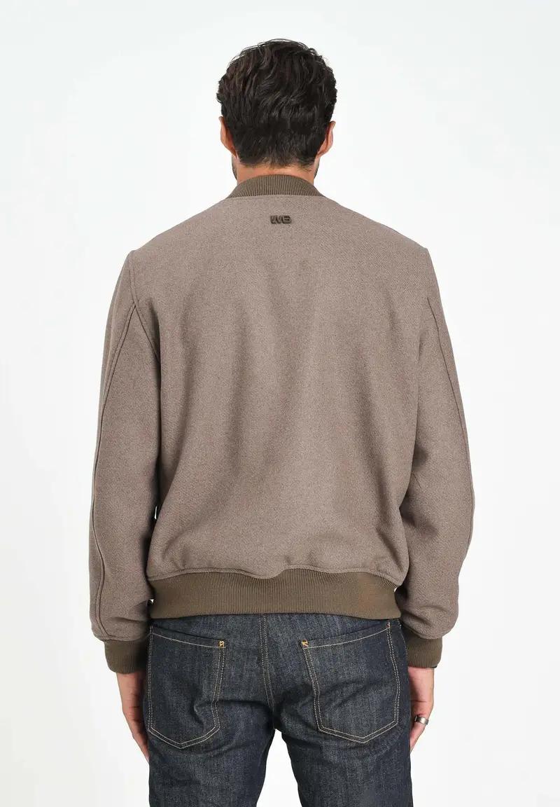 I'M BRIAN Bomber tortora da uomo miniatura 2