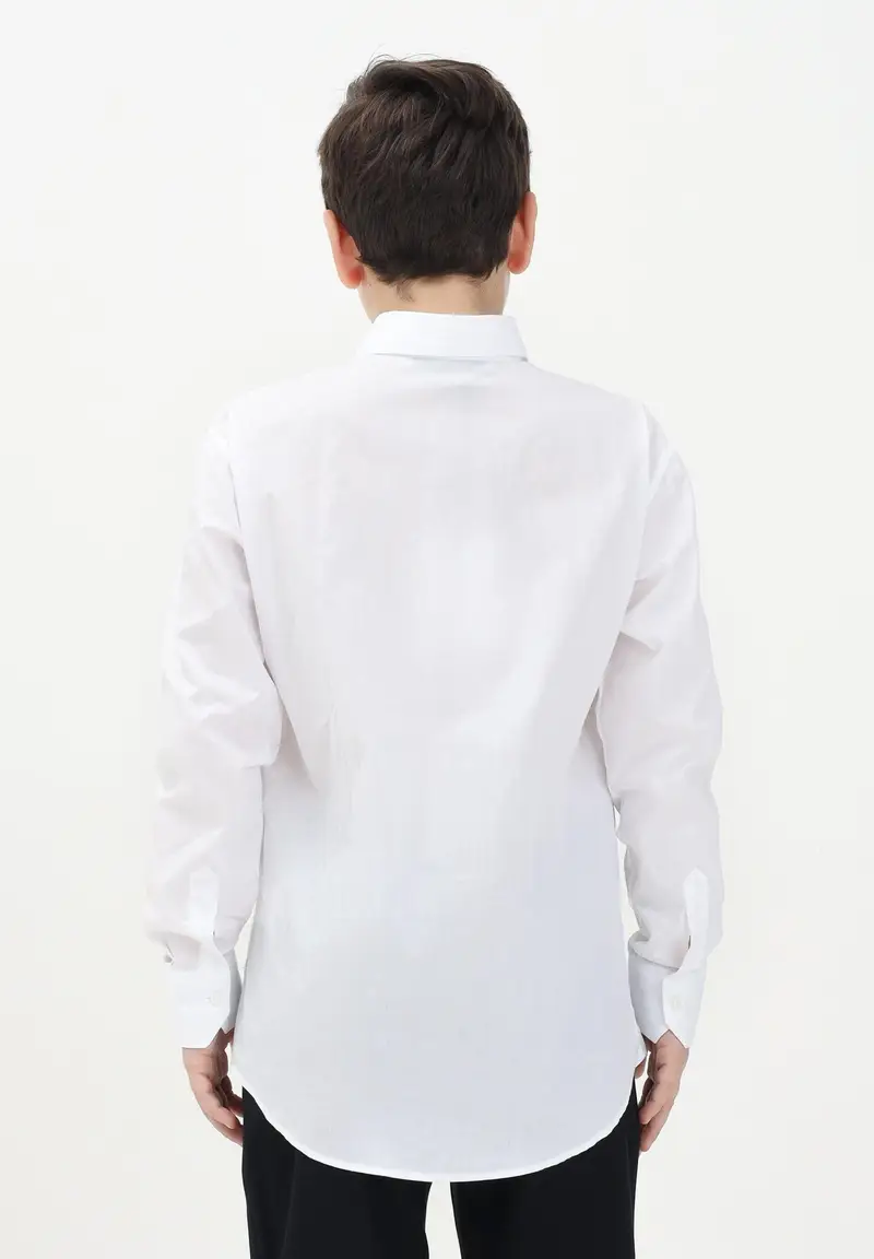 I'M BRIAN Camicia a manica lunga bianca da bambino miniatura 2