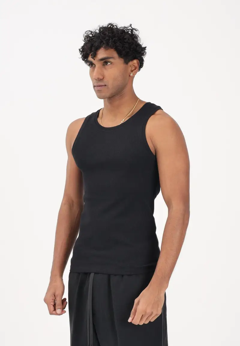 Canotta nera da uomo