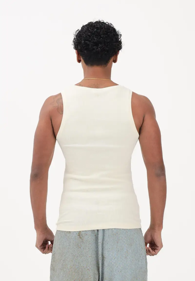 Canotta panna da uomo miniatura 3