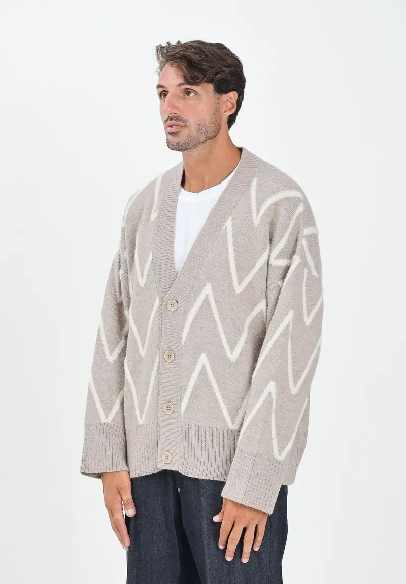 I'M BRIAN Cardigan Uomo Beige 2816742