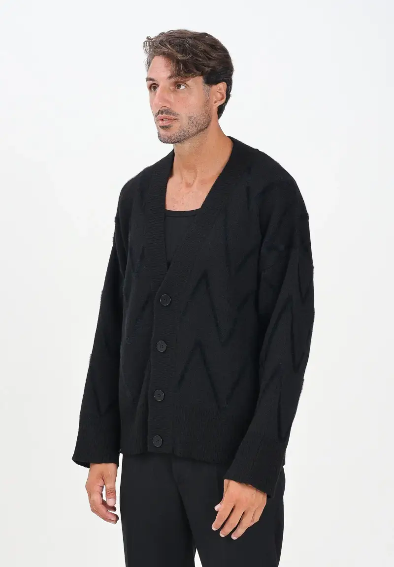 I'M BRIAN Cardigan Uomo Nero 2816786