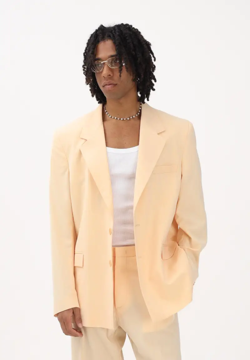 Giacca monopetto pesca da uomo miniatura 2