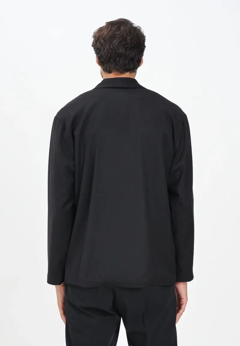 Giacca nera da uomo miniatura 3