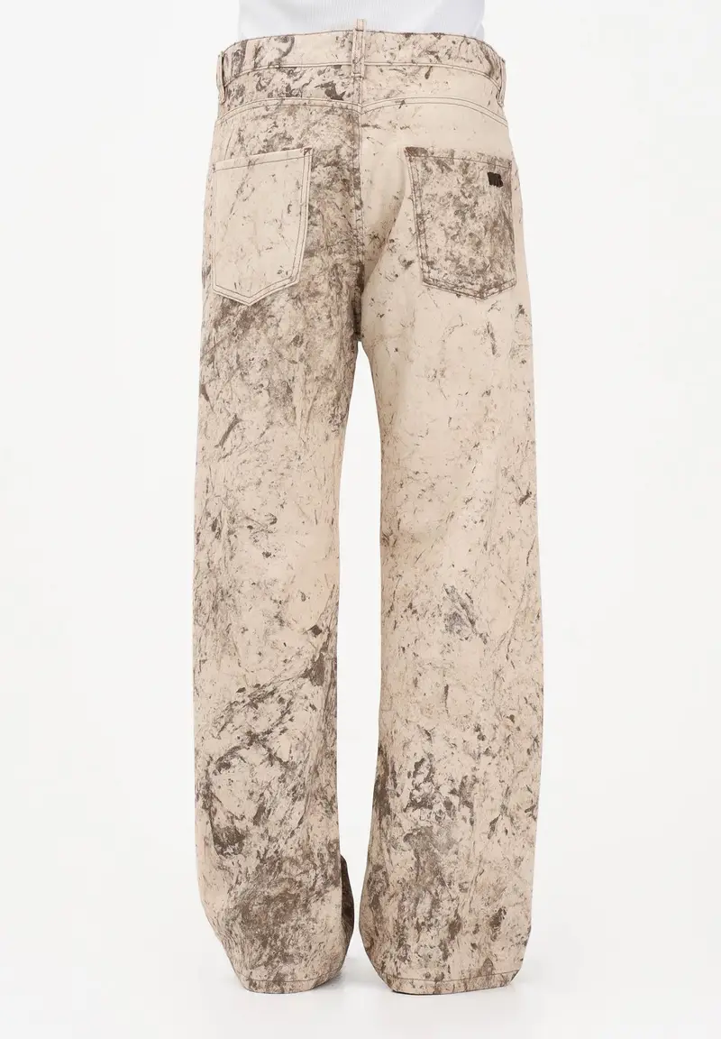 I'M BRIAN Jeans Uomo Beige 4346585 miniatura 3