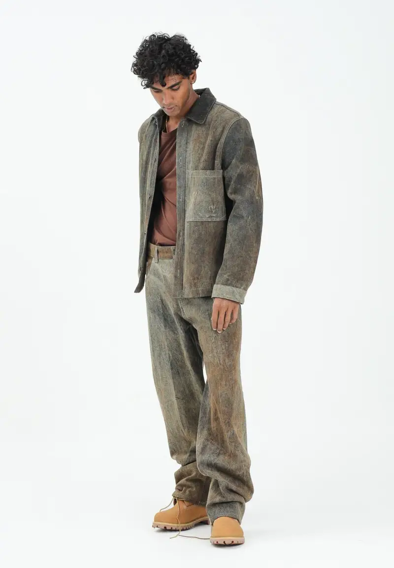 I'M BRIAN Jeans Uomo Marrone 3103586 miniatura 2