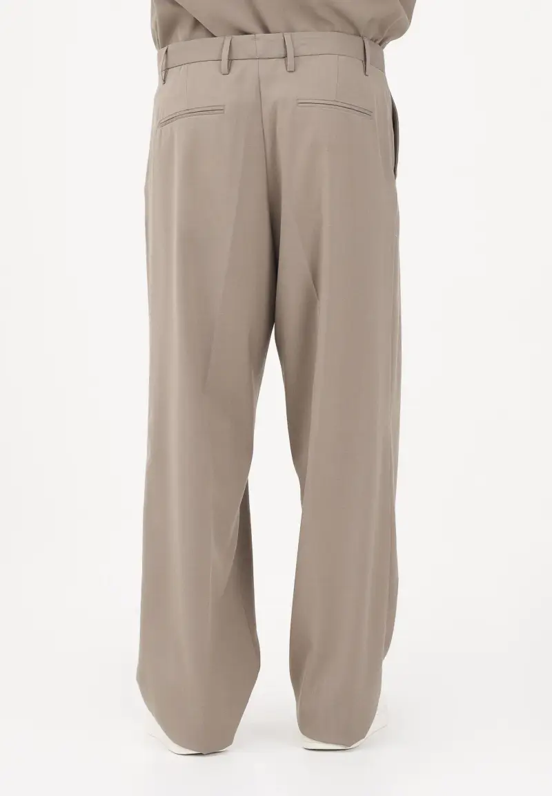 Pantalone beige da uomo miniatura 3
