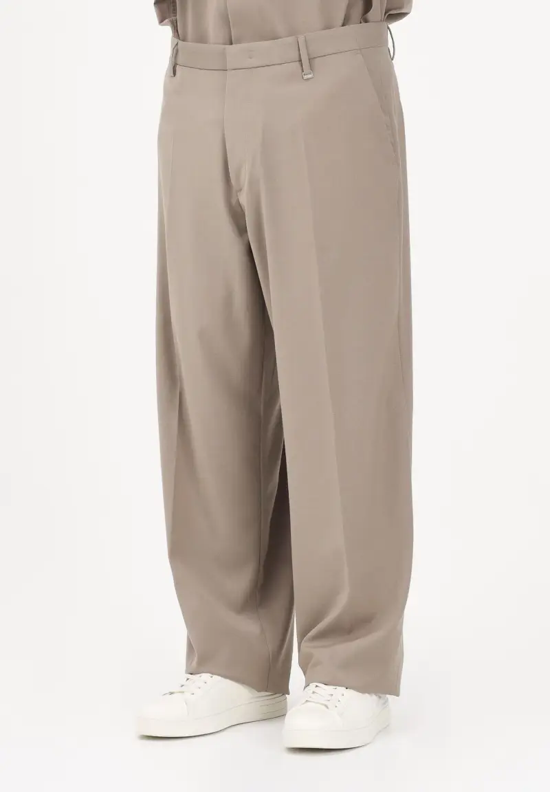 Pantalone beige da uomo