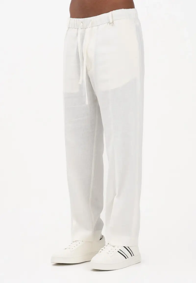 Pantalone casual lino regular fit primavera estate