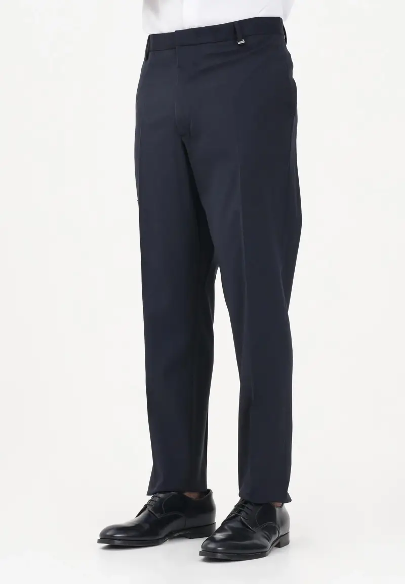 Pantalone elegante blu da uomo