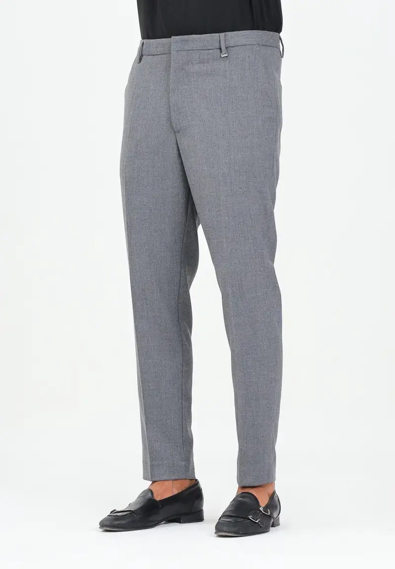 Pantalone elegante grigio da uomo