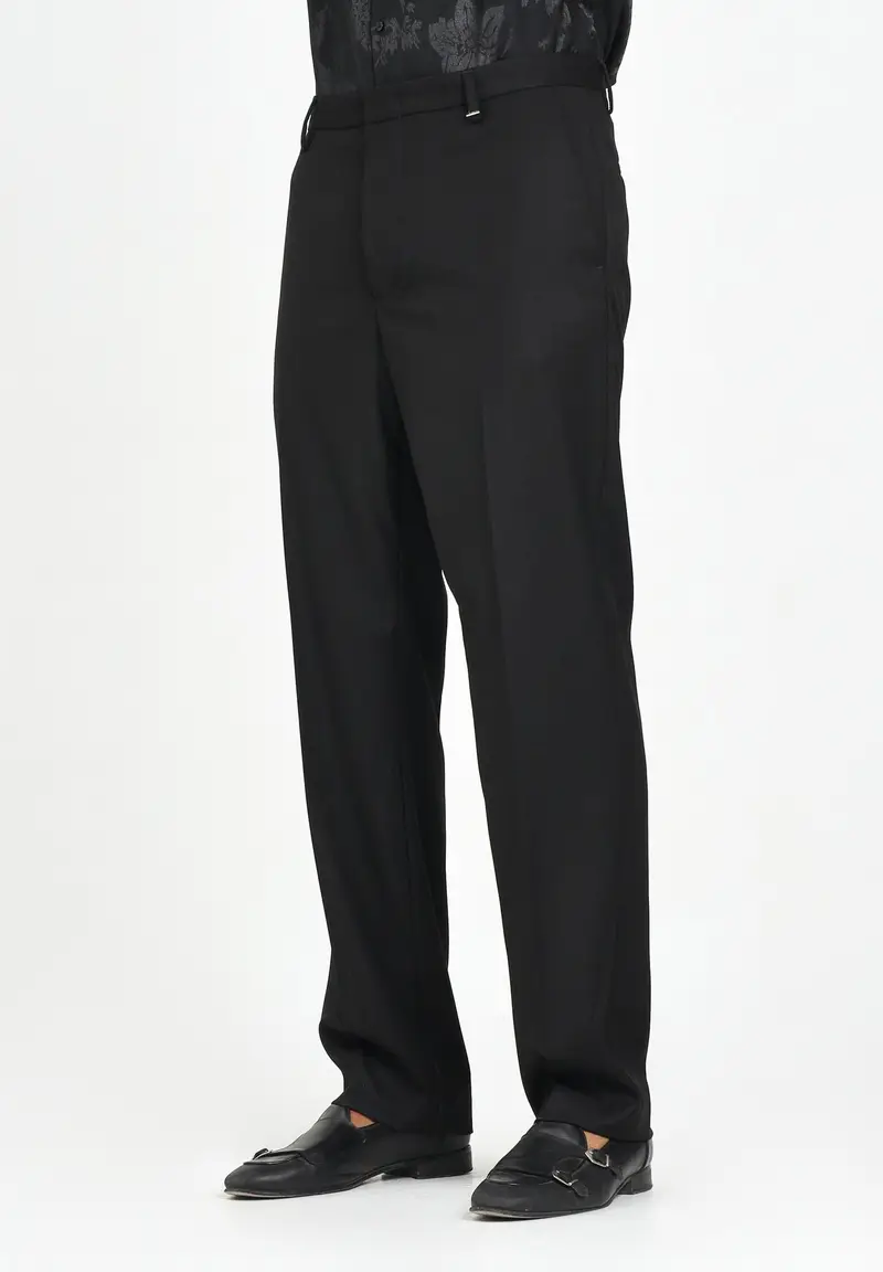 I'M BRIAN Pantalone elegante nero da uomo