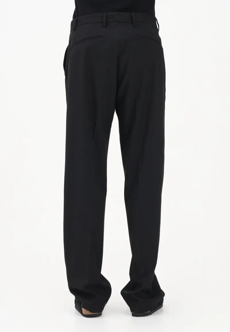 Pantalone nero da uomo miniatura 3