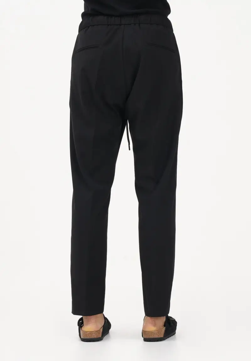 Pantalone nero da uomo miniatura 3