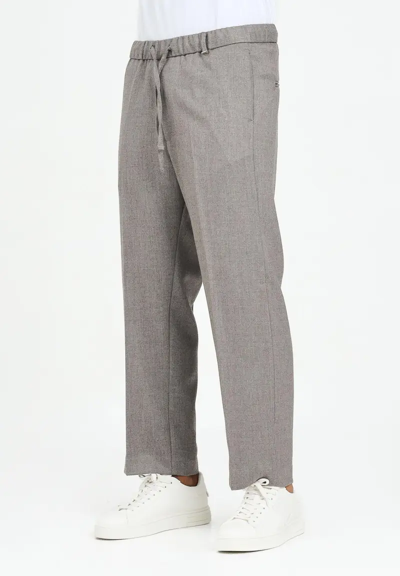 I'M BRIAN Pantalone tortora da uomo