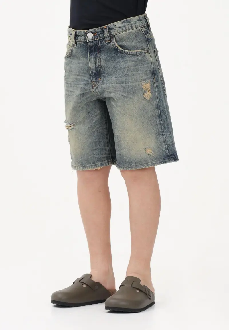 Shorts in denim vintage da bambino
