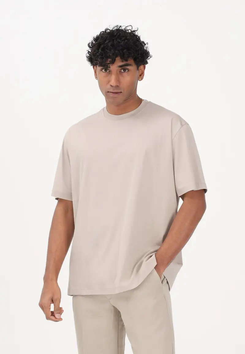 I'M BRIAN T-shirt Uomo Beige 4246066 miniatura 2