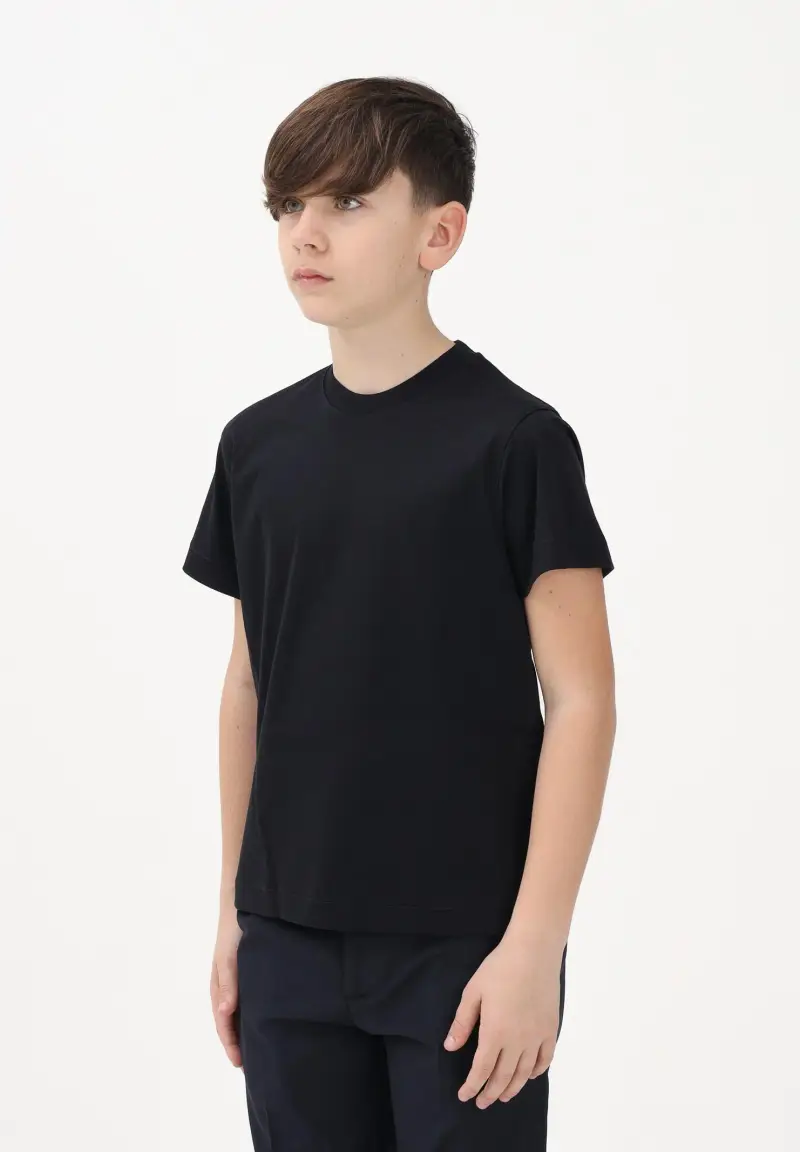 T-shirt a manica corta blu da bambino