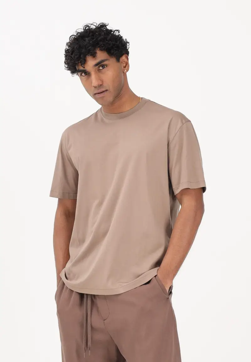 I'M BRIAN T-shirt Uomo Marrone 4246065 miniatura 2