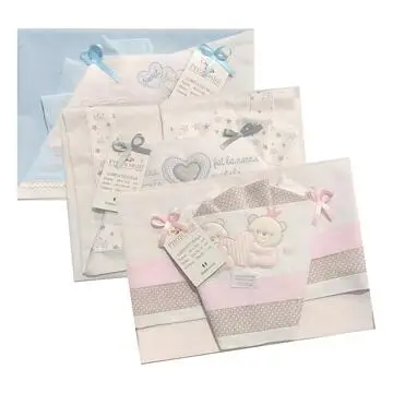 COMPLETO CULLA 3 PEZZI RICAMATO I PREZIOSINI BABY PRLC400