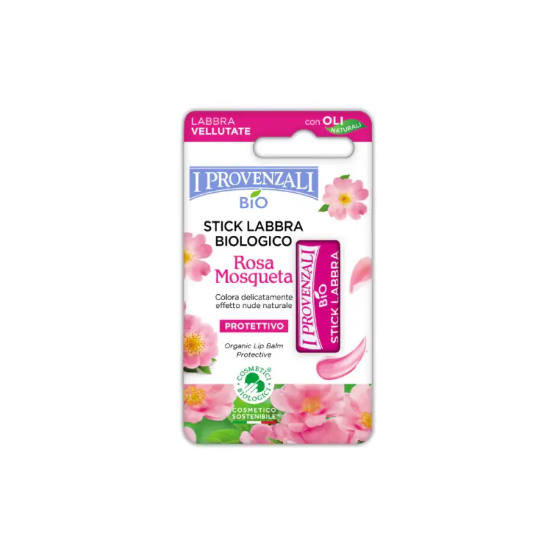 Rosa Mosqueta Stick Labbra Biologico Effetto Gloss 550 ml
