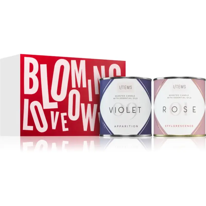Blooming Love / 1 2x200 g confezione regalo candele