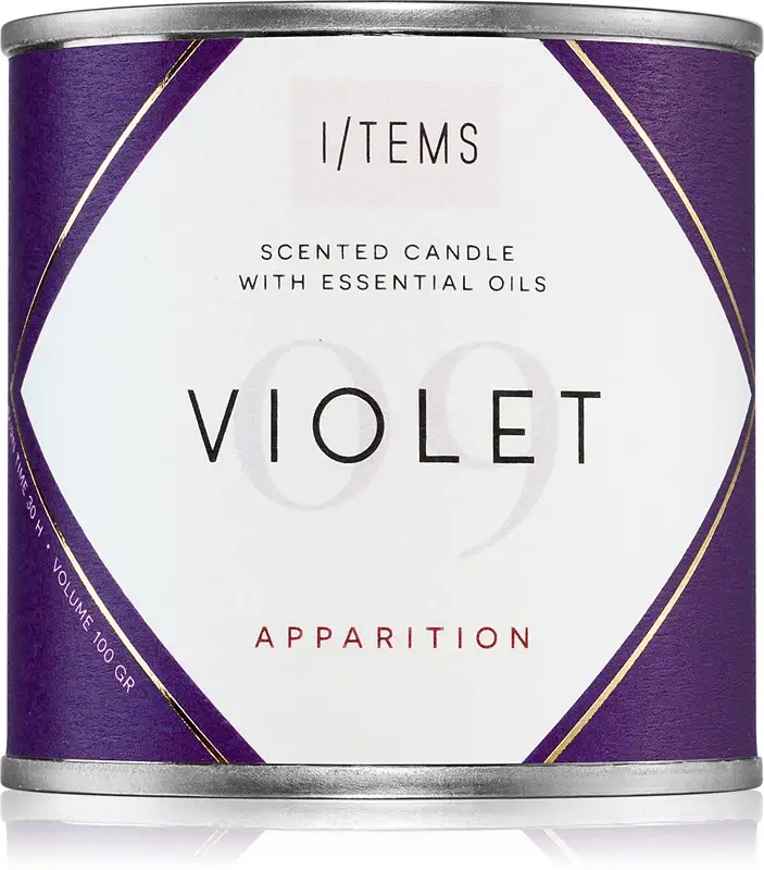 Essential 09 / Violet Candela Profumata 100 G