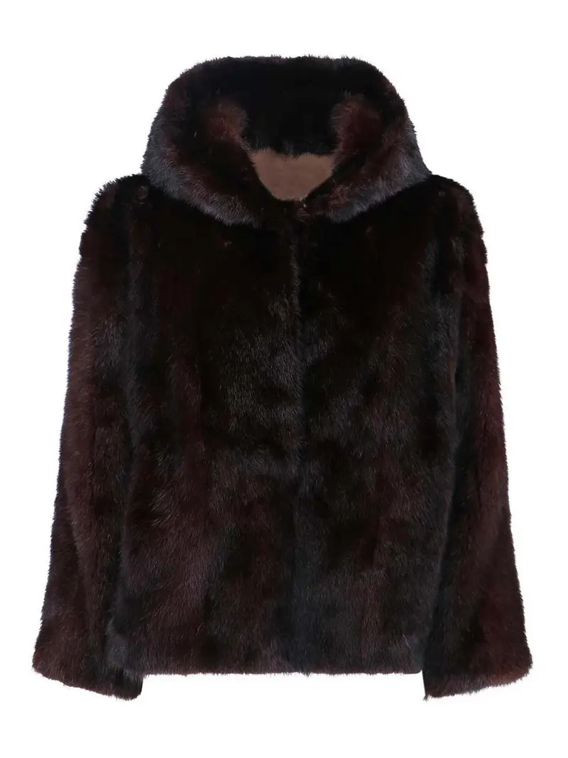 Giacca In Pelliccia Marrone