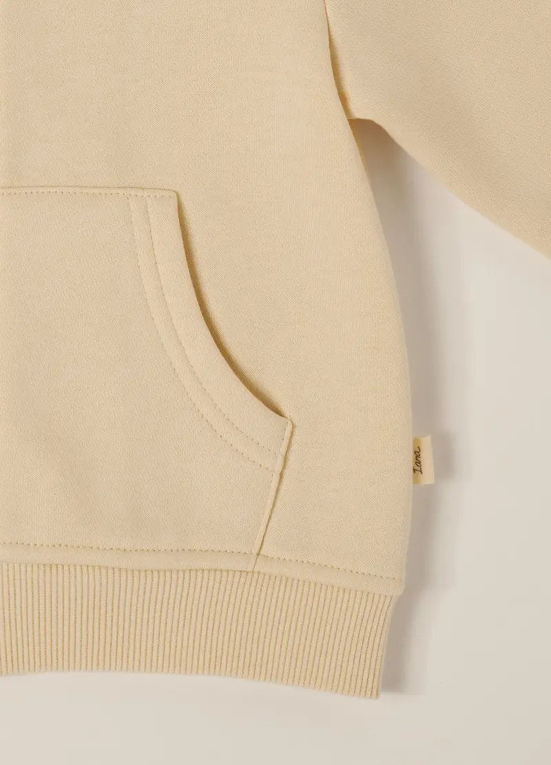 Felpa In Cotone Stretch Iana Neonato, Beige miniatura 3