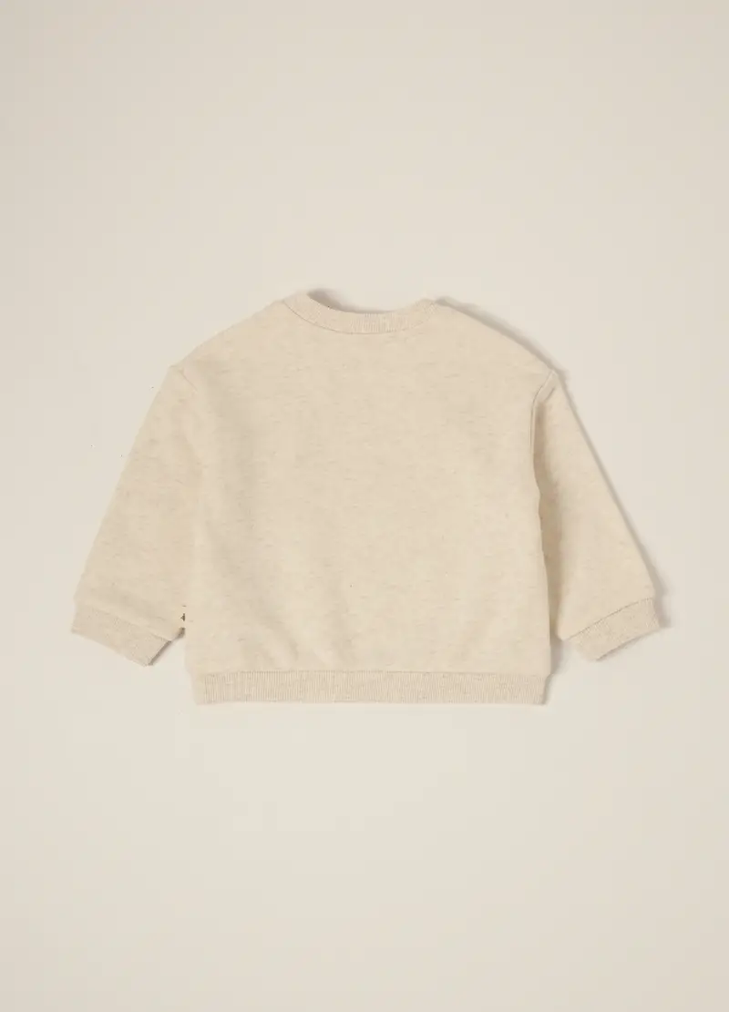 Maglia Beige Con Applicazioni Di Cagnolini, Neonato, Beige miniatura 2