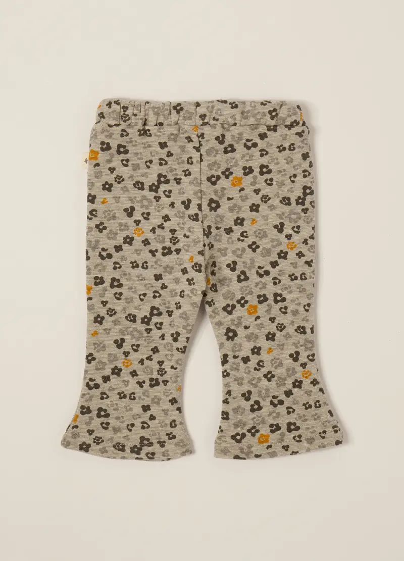 Pantaloni Grigi Per Bambina Con Elastico, Neonata, Multicolor miniatura 2