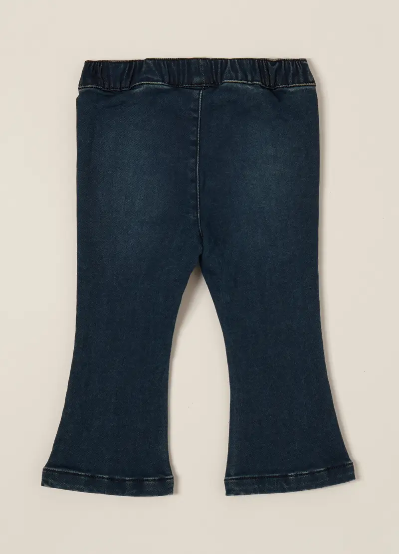 Pantaloni In Denim Elastizzati Per Bambina, Neonata, Denim miniatura 2