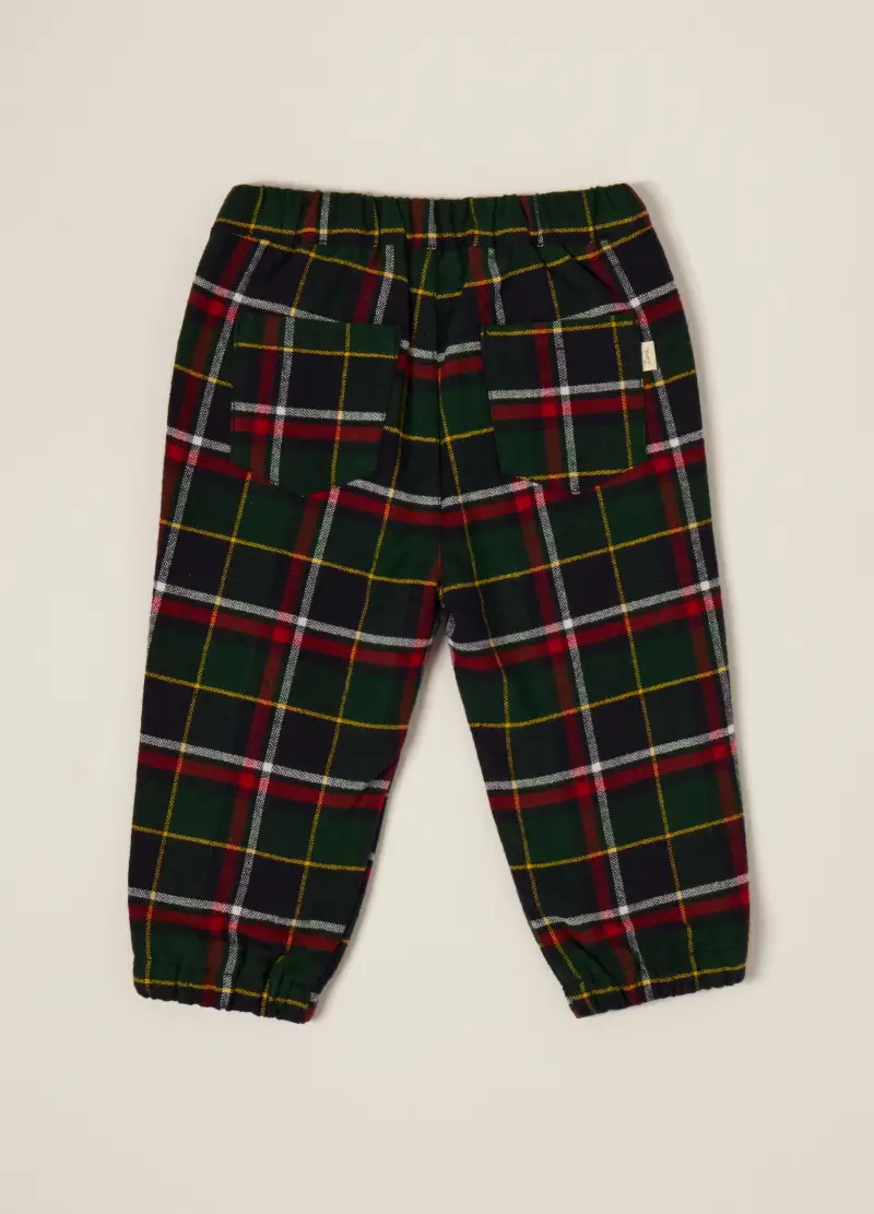 Pantaloni In Twill Di Puro Cotone Iana Neonato, Blu miniatura 2