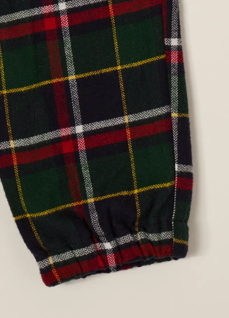 Pantaloni In Twill Di Puro Cotone Iana Neonato, Blu miniatura 3