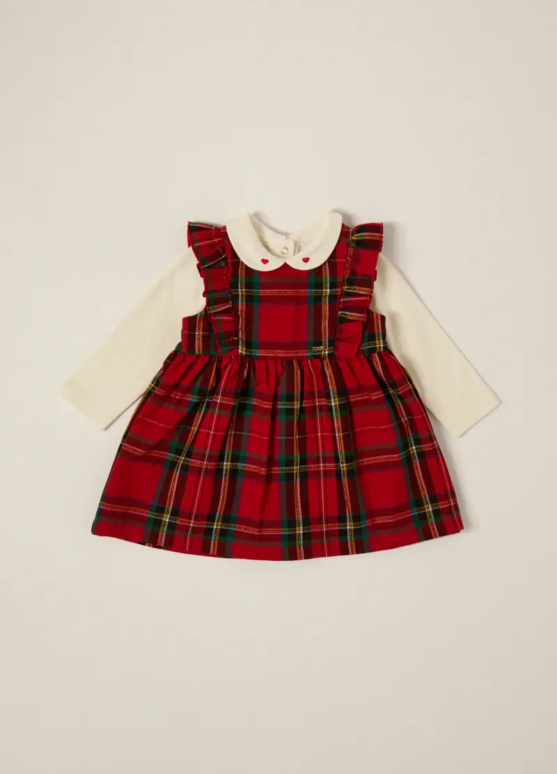 Set Rosso E Bianco Per Neonata, Rosso