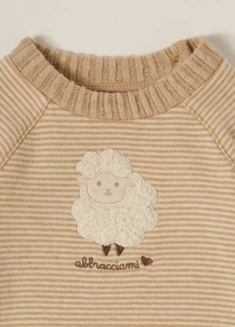 Set Tricot Misto Cotone Iana, Neonato, Beige miniatura 3