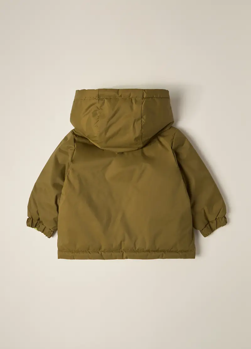 IANA UPIM, Bomber Con Cappuccio Iana Neonato, Verde oliva, Taglia: 6 miniatura 2
