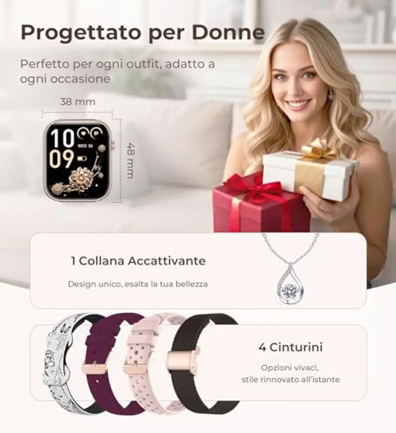 Iaret Smartwatch Donna Rosa 2162008 miniatura 2