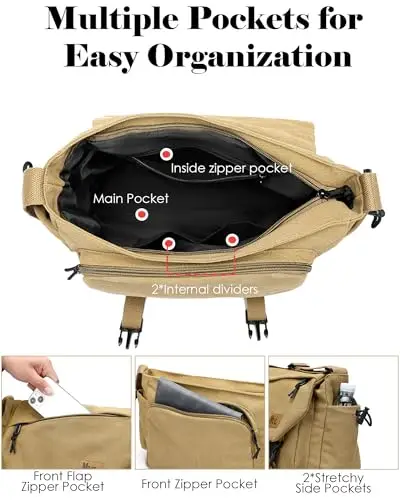 Ibalulu Borsa a tracolla Uomo Marrone 2805347 miniatura 3