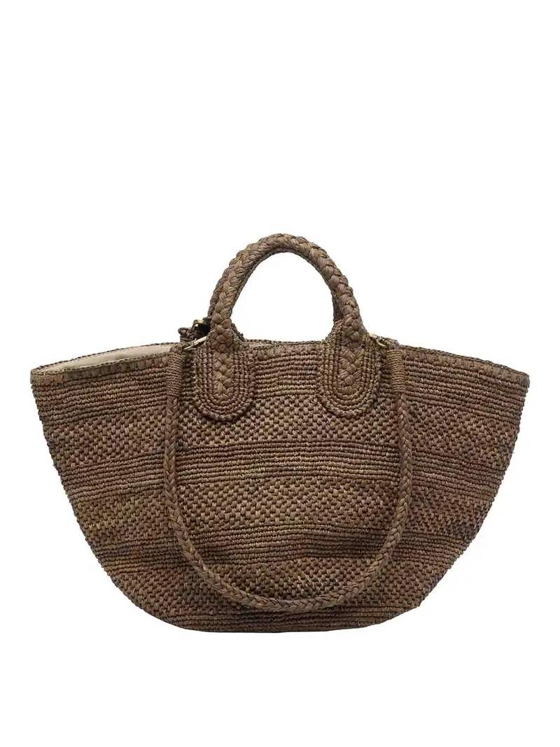 Borsa Soma al tÃ¨ scuro Marrone