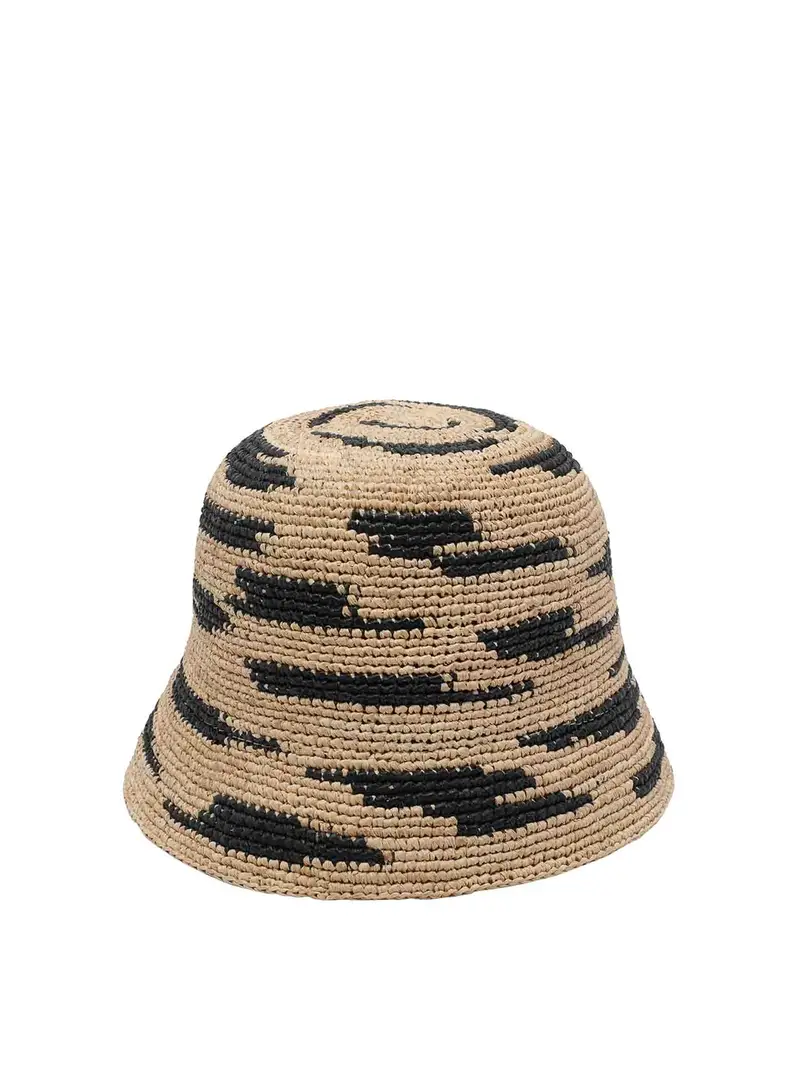 Cappello da pescatore Zebra Andao Beige