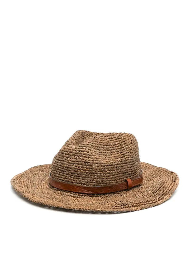 Ento cappello largo Marrone