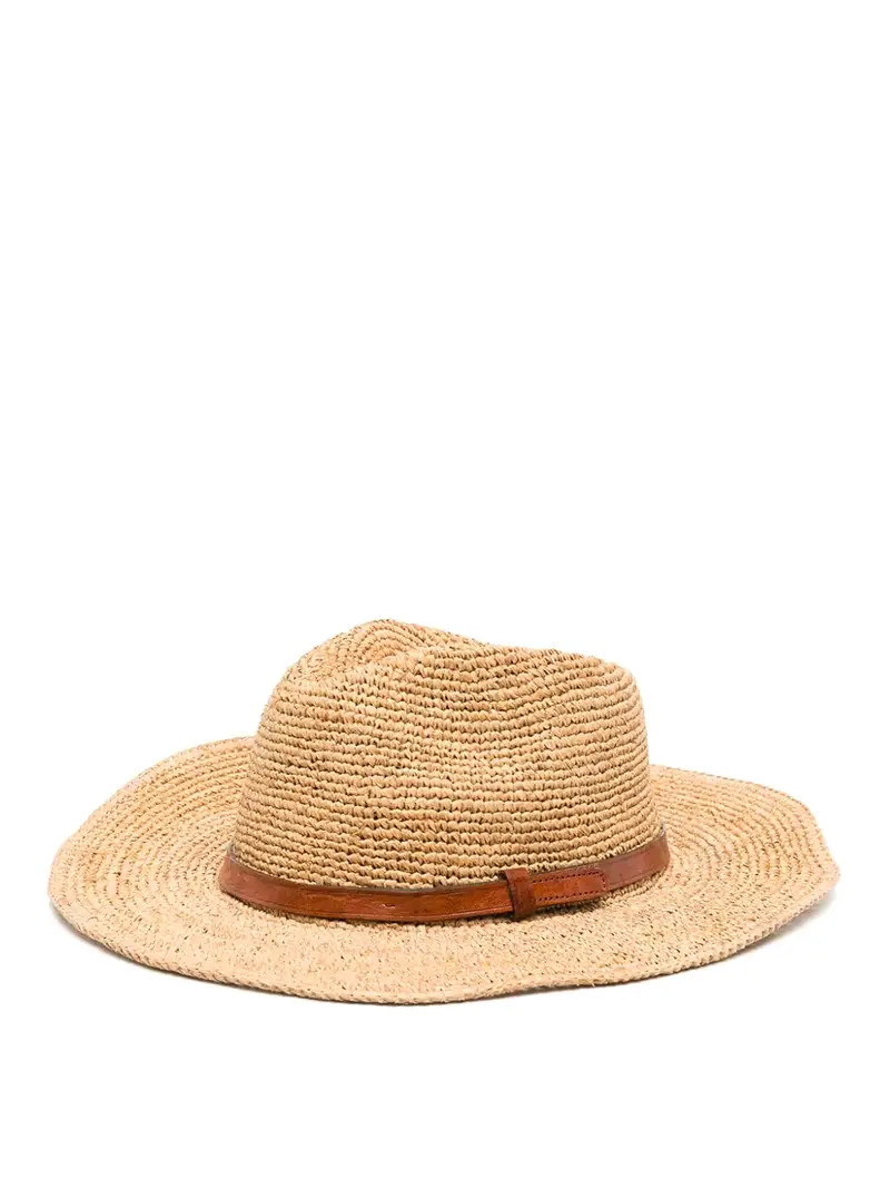 Ento cappello largo Marrone