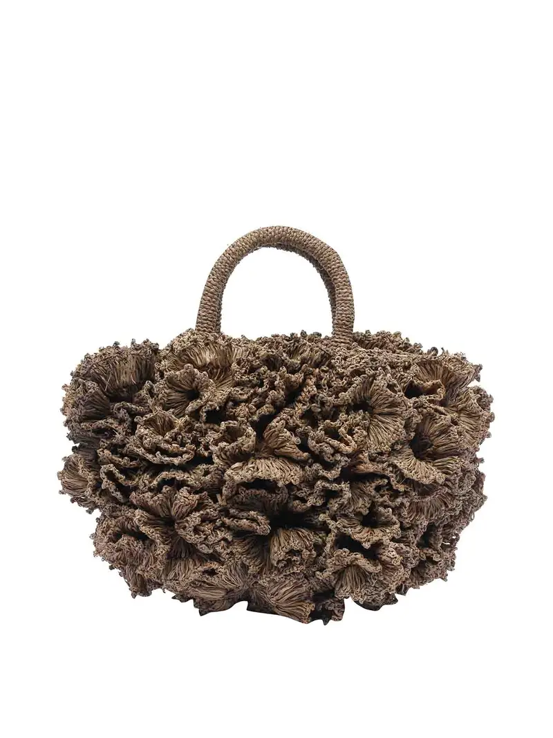 Sacca a mano di corallo Marrone